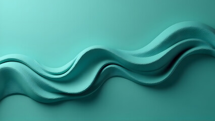 Obraz premium Abstract Blue Wave Design with Flowing Lines and Dynamic Patterns, High Quality Wallpaper Design, Generative Ai