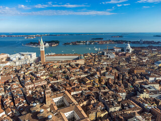 Venise, Italie, place Saint-Marc, Grand Canal,