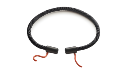 Black Rope Loop with Two Hooks for Various Applications