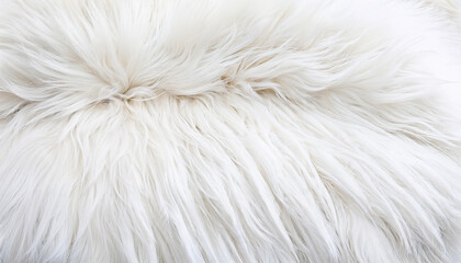Fototapeta premium soft faux white fur