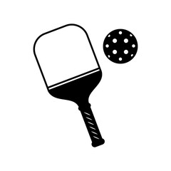 Pickleball Line Icon. 