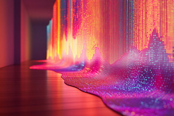 Cyber Currents: Flowing Binary Sequences Reflecting Data's Ebb and Flow