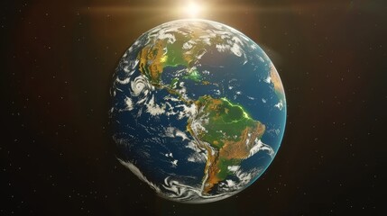 Illuminated earth visualization showcasing vibrant data links and dynamic energy flow