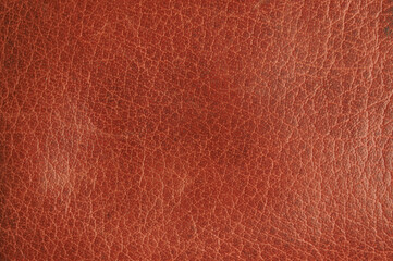 Texture of a fine brown leather surface using as background or header