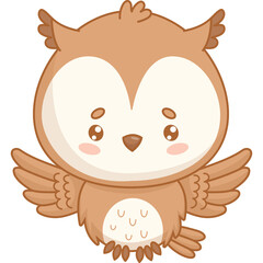 Cute Owl bird