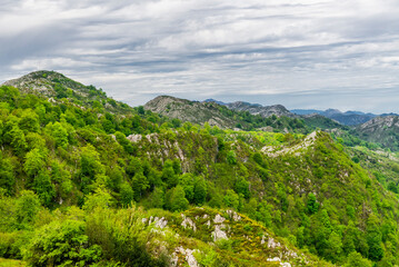 Asturias, a green paradise, on the way to Covadonga and its lakes