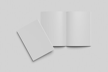 Blank Book Mockup