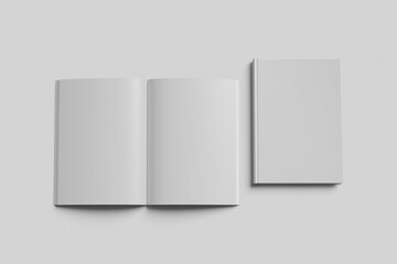 Blank Book Mockup