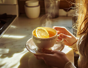 Lemon Tea, Cozy Morning