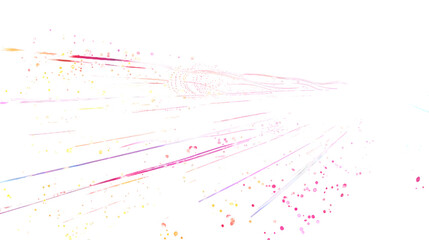Fototapeta premium Long exposure light png element, digital remix, isolated on a transparent background