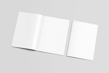 Blank A4 Catalog Brochure Mockup