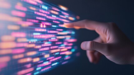 Touchscreen Interaction with Digital Data Flow in E-Governance Concept