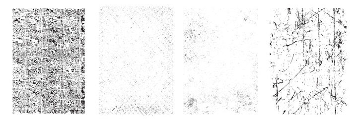 Grunge Urban Backgrounds set.Texture Vector.Dust Overlay Distress Grain ,Simply Place illustration over any Object to Create grungy Effect