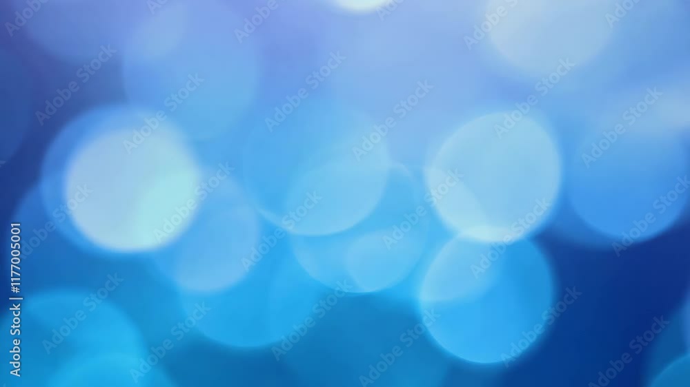 Poster elegant blue blurred bokeh background with flowing light and smooth gradient colors