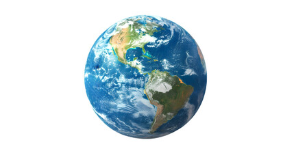 Fototapeta premium Planet Earth isolated on a transparent background