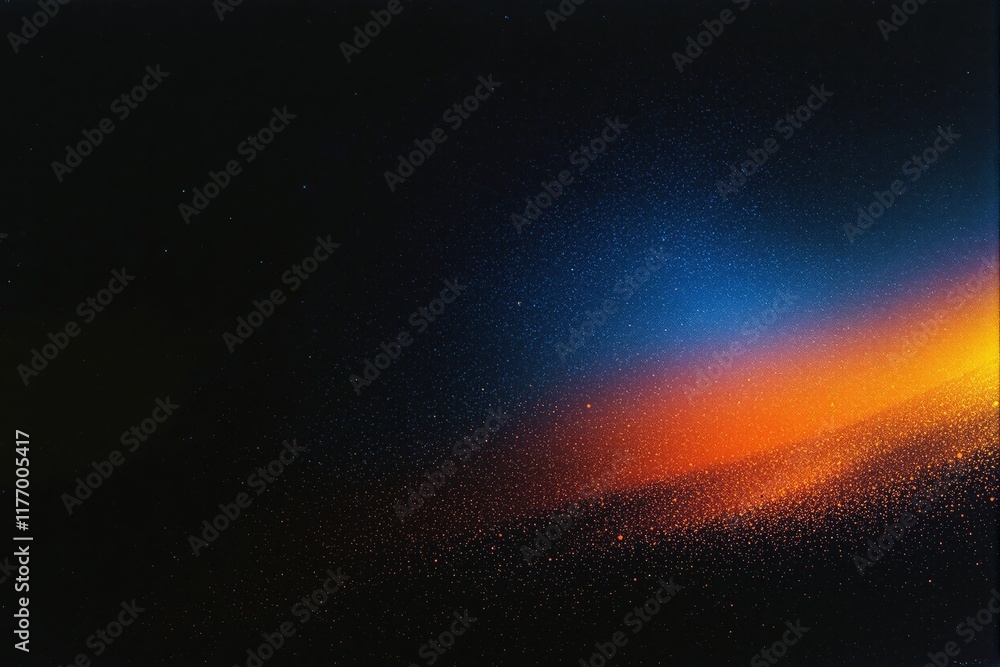 Aufkleber Abstract cosmic background with gradient colors and starry texture.