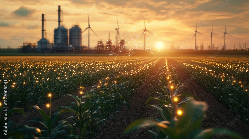 Poster implementing energy management systems enhance iot solutions sustainable business practices