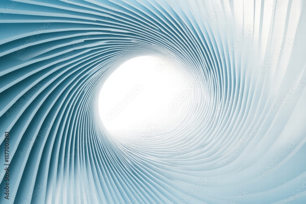 Fototapete abstract wind lines create a swirling tunnel effect with a bright focal point in the center. generat