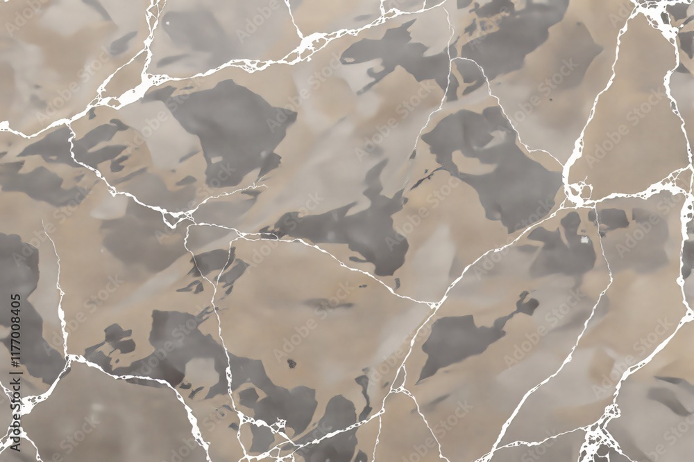 Poster abstract marble-like texture with beige and gray tones on a smooth surface.
