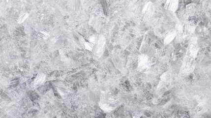 Stunning Ice Crystals: A Detailed Close-up of Frozen Water