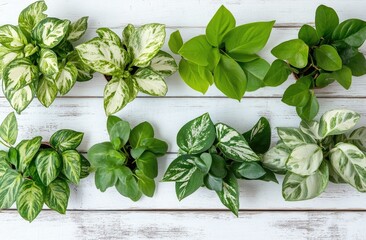 a variety of fresh herbs like basil and parsley