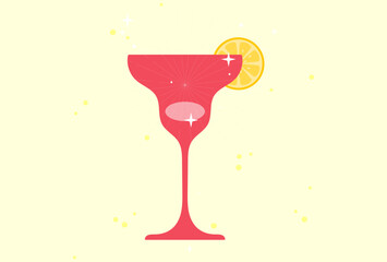 Cosmopolitan Concept Illustration Stylish and Beautiful