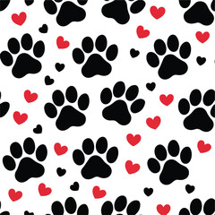 Fototapeta premium seamless pattern with cats