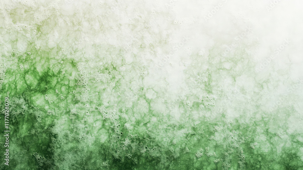 Poster soft green gradient background with a grainy fade to white, creating a calming and versatile backdro