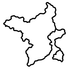 Obraz premium Abstract Map Line Patterns for Vector Art