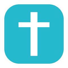 Obraz premium Latin Cross Icon