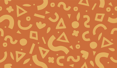 Colorful cute doodle pattern background vector design