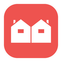 Semi Detached House Icon