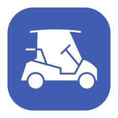 Gold Cart Icon