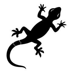 Gecko Silhouette vector illustration