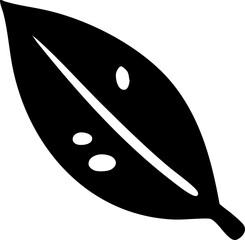 hand drawn cute cartoon leaf illustration.