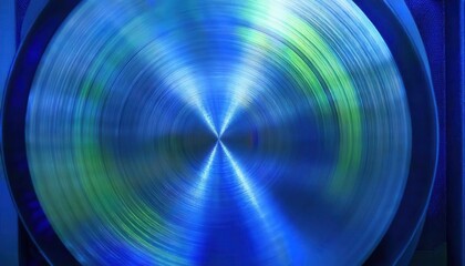 Vibrant blue radial light tunnel with futuristic glowing streaks and abstract circular texture ideal for tech, digital art, and innovation banners