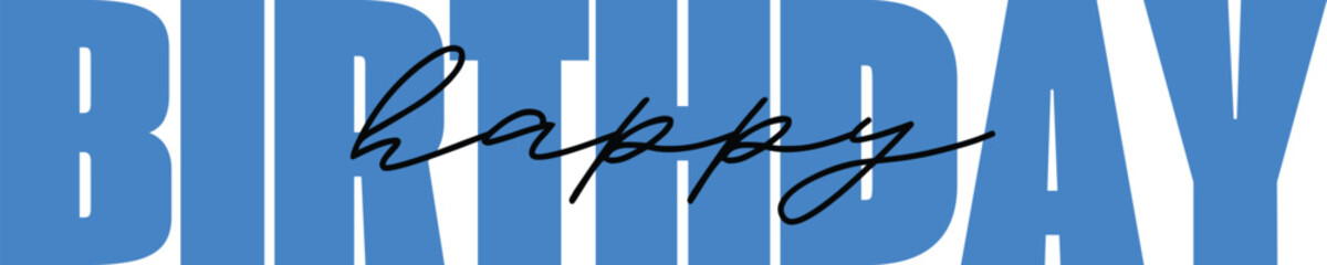 Happy Bierhday text design effect 