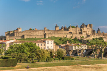 Vue de la cit&eacute; m&eacute;di&eacute;vale de Carcassonne