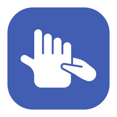 Obraz premium Hand Massage Icon