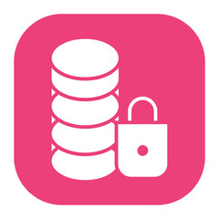 Secure Database Icon