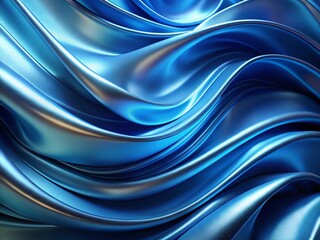 Obraz premium Abstract Blue Folds: Relaxing Creative Business Background Wallpaper