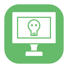Computer Hacked Icon