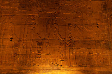Fototapeta premium Egyptian hieroglyphs
