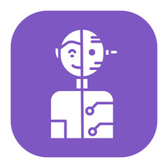 Humanoid Robot Icon