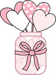 gift box with hearts
