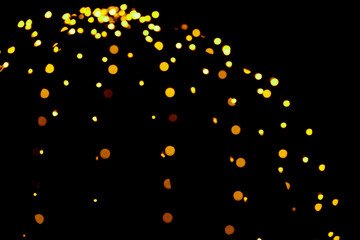 licht gelb bokeh