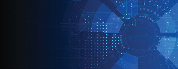 Abstract technology background. Vector art.