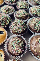 cupcakes with sprinkles