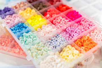 Colorful Clay Beads Set for Creative Kids' Bracelet Making