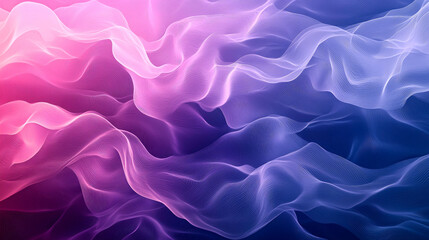 Obraz premium Abstract Flowing Waves: Vibrant Purple, Pink, and Blue Gradient Background Texture - Modern Digital Art Design